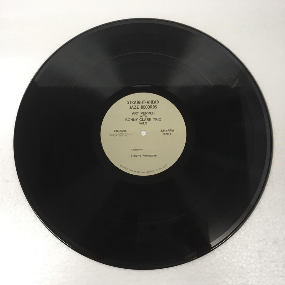 ART PEPPER WITH SONNY CLARK TRIO VOL.2 ART PEPPER - 中古