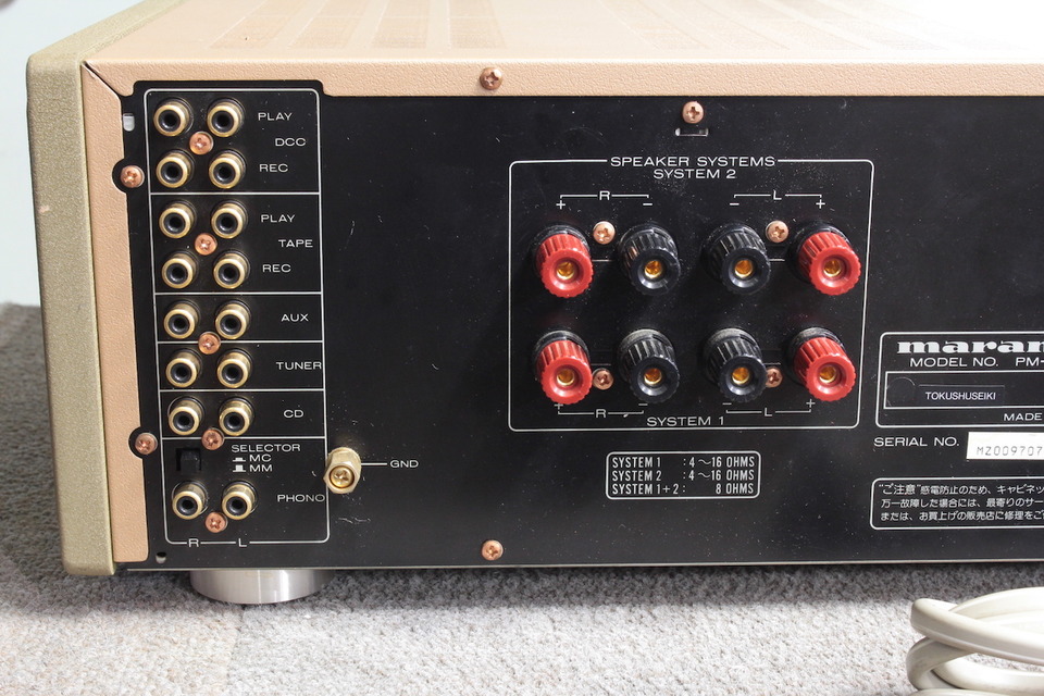marantz マランツ PM-80a MOSFET Marantz PM-80aの仕様 マランツ
