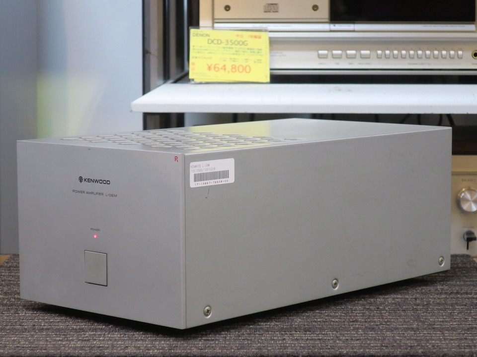 KENWOOD ケンウッド/モノラルパワーアンプ（2台セット）/L-06M/10510144/10910818/Bランク/75【中古】 KENWOOD ケンウッド/モノラルパワーアンプ（2台セット）/L-06M