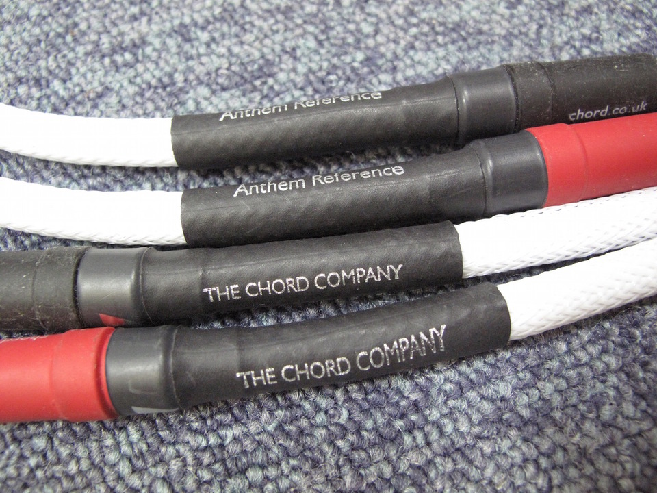 Chord Company Anthem Reference RCAケーブル Chord Anthem Reference RCA Interconnect Cable - 1m - Hi-Fi and