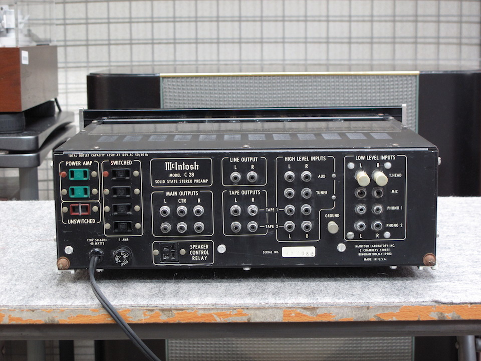 C28 McIntosh - 中古オーディオ 高価買取・販売 ハイファイ堂