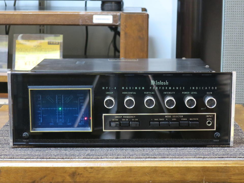 McIntosh マッキントッシュ～★MPI-4インジケーター ガラスパネル MPI-4 McIntosh - 中古オーディオ 高価買取・販売 ハイファイ堂