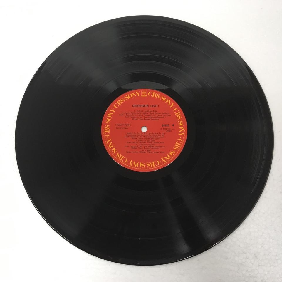 GERSHWIN LIVE !/SARAH VAUGHAN SARAH VAUGHAN - 中古オーディオ 高価