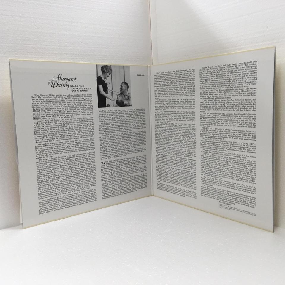 MARGARET WHITING SINGS THE JEROME KERN SONG BOOK MARGARET WHITING