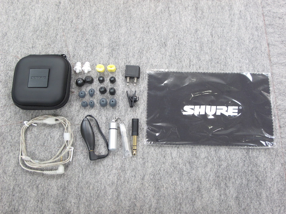 SE846 クリア (ジャンク) ジャンク SHURE se846 クリア 第一世代 イヤホン 箱付き 付属品