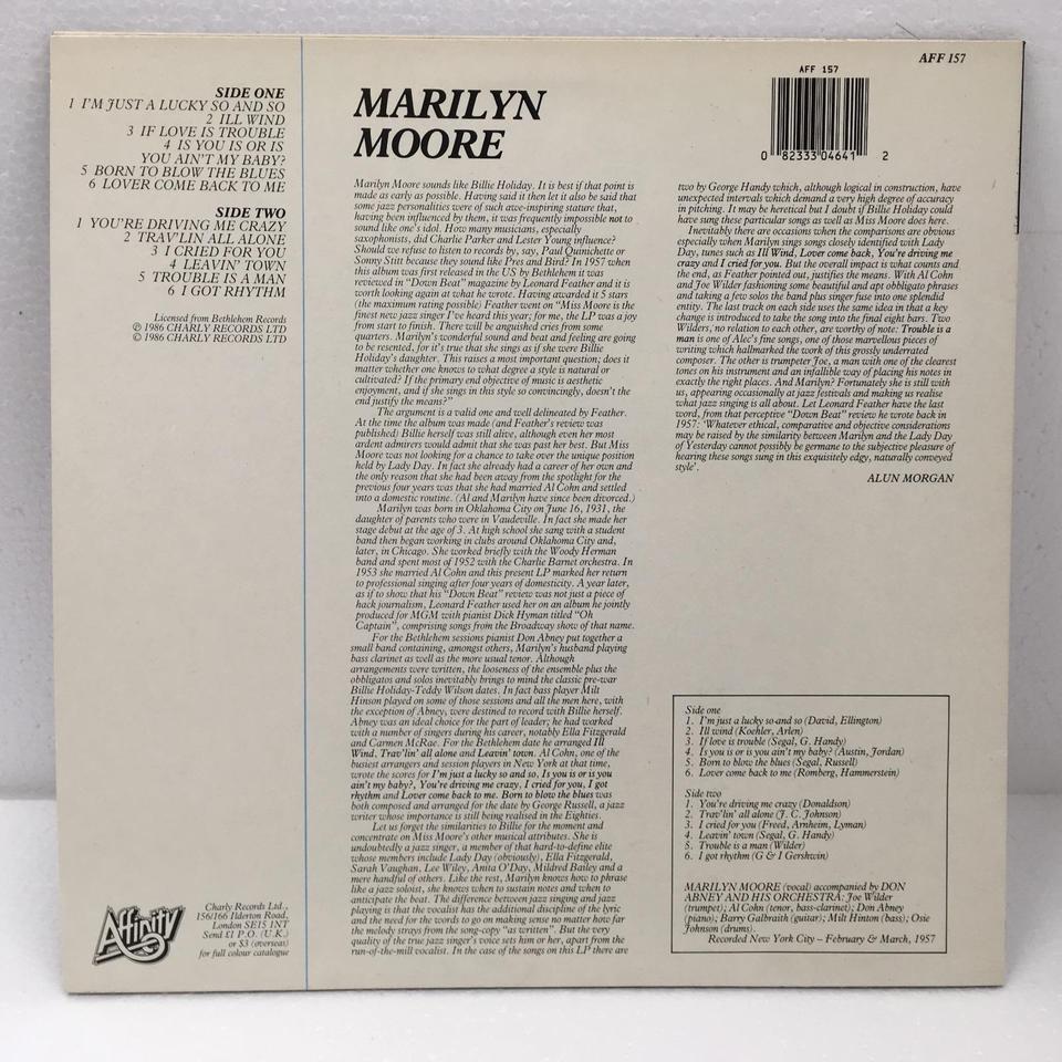 MOODY/MARILYN MOORE MARILYN MOORE - 中古オーディオ 高価買取・販売