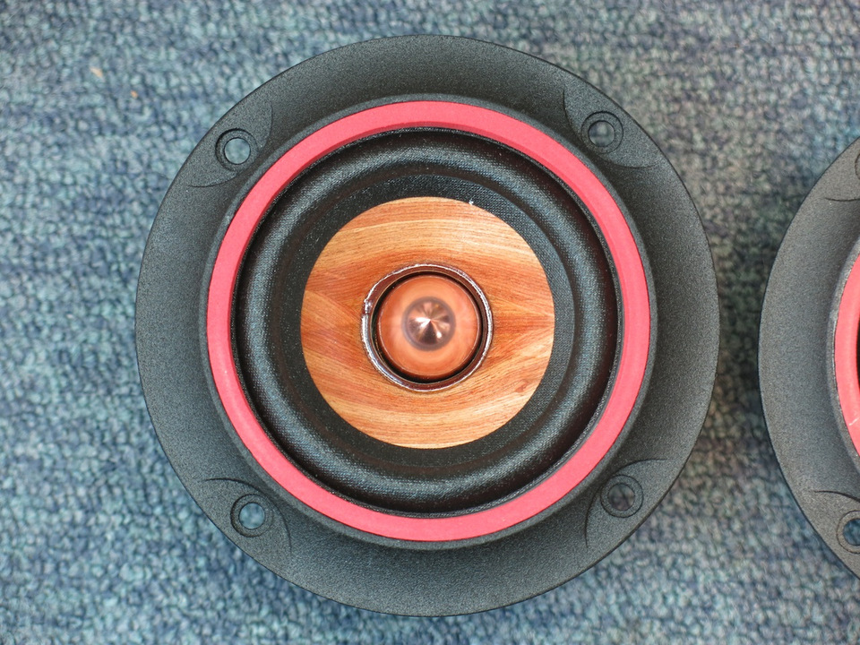 【美品】PARC Audio ウッドコーン8cm フルレンジスピーカー 美品】PARC Audio ウッドコーン8cm フルレンジスピーカー 美品】PARC