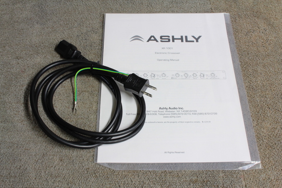 ASHLY XR1001 チャンネルディバイダー　現状動作品 XR1001 ASHLY - 中古オーディオ 高価買取・販売 ハイファイ堂