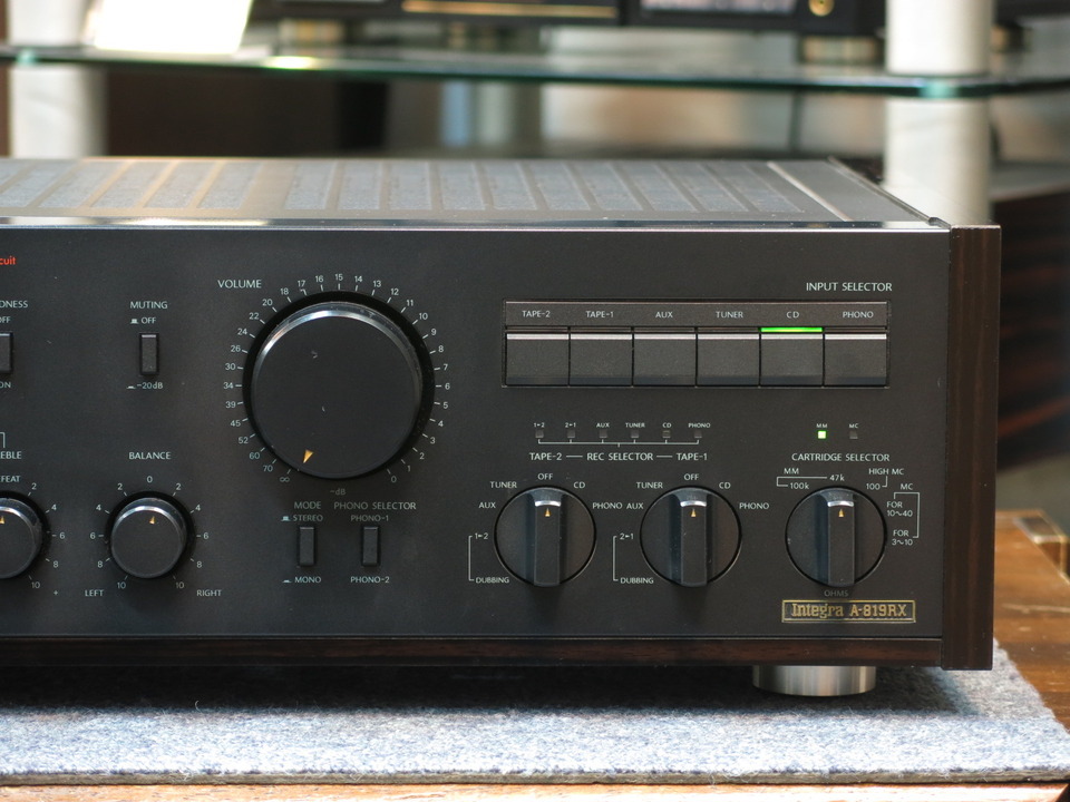 通電確認✨オンキョー✨ONKYO✨ステレオアンプ✨Integra A-819RX Integra A-819RX ONKYO - 中古オーディオ 高価買取・販売