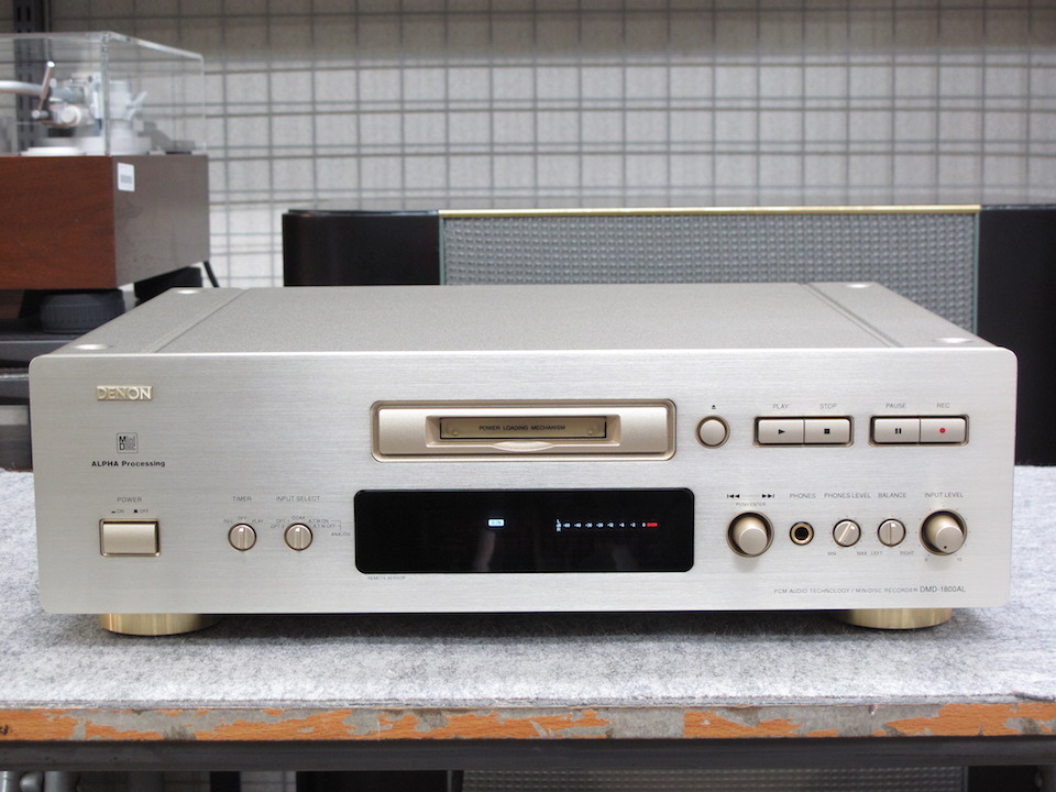 DENON MDデッキ　DMD1800AL DENON DMD-1800AL MD recorder rare , Operation Confirmed