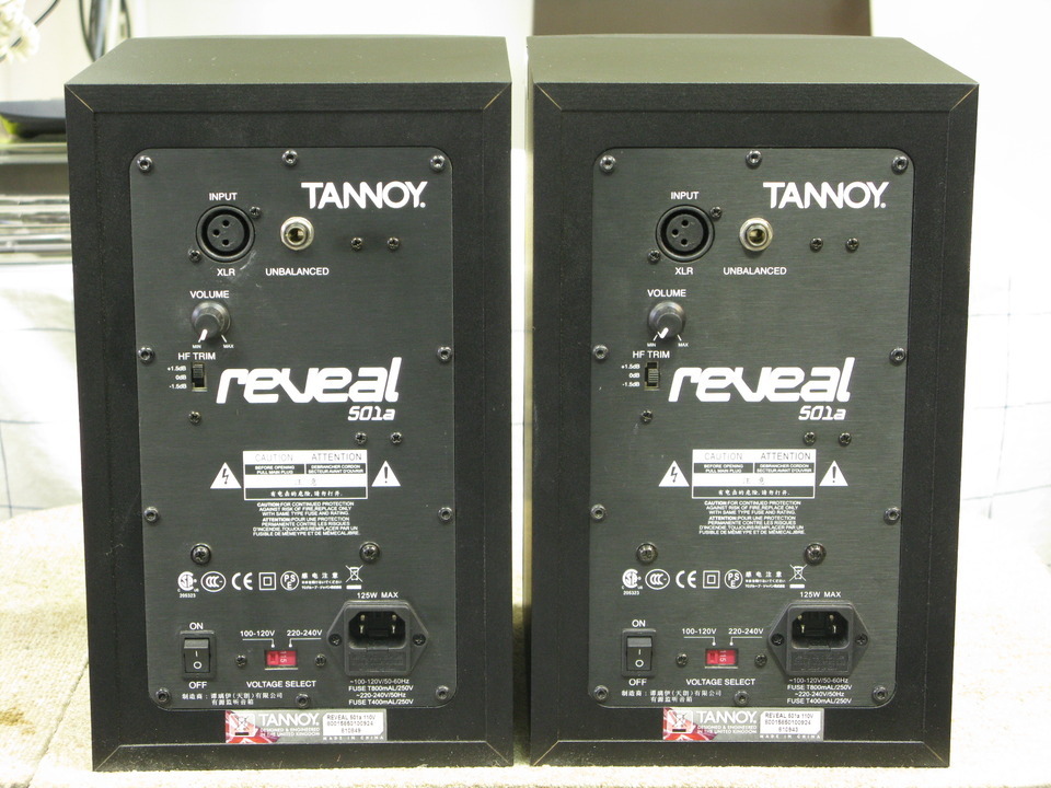 TANNOY reveal 501A モニタースピーカーペア Tannoy Reveal 501a ペアスタンド付