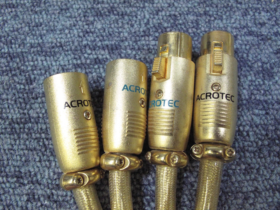 ACROTEC 6N-A2410 XLRケーブル 1m ペア オーディオみじんこ/完成品インターコネクトケーブル ACROTEC 6N