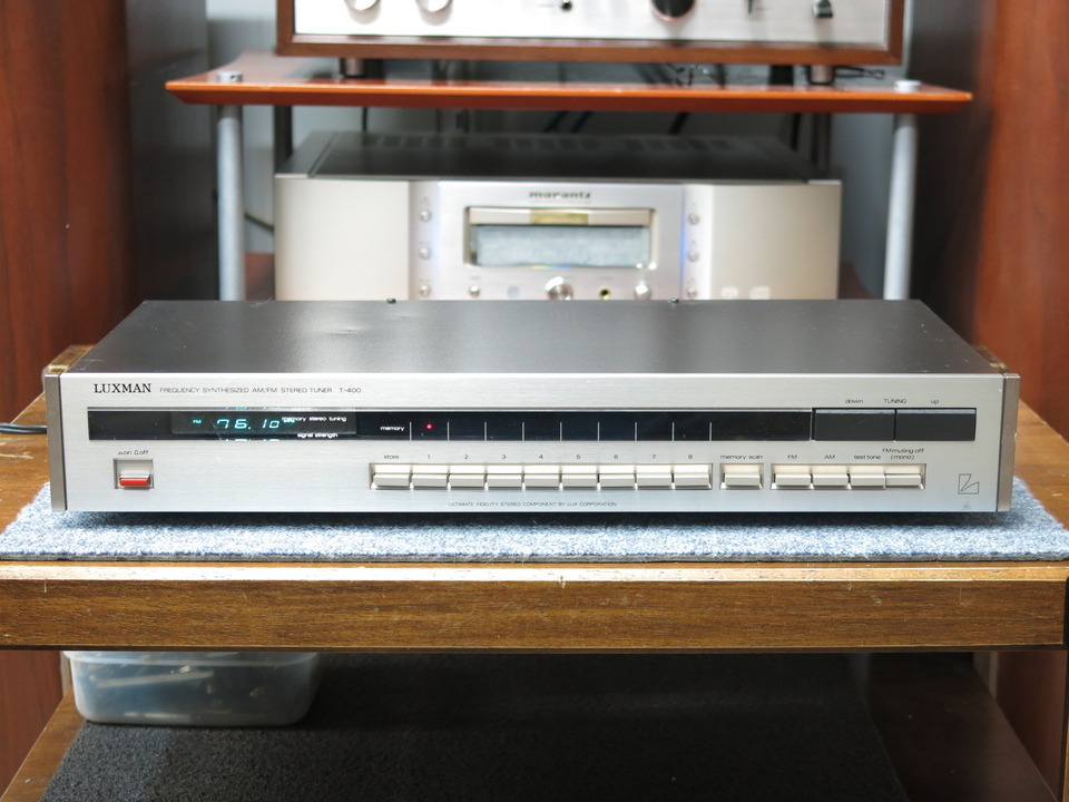 受信音出し確認済み LAXMAN T-400 AM FMステレオチューナー 受信音出し確認済み LAXMAN T-400 AM FMステレオチューナー LUXMAN T-400