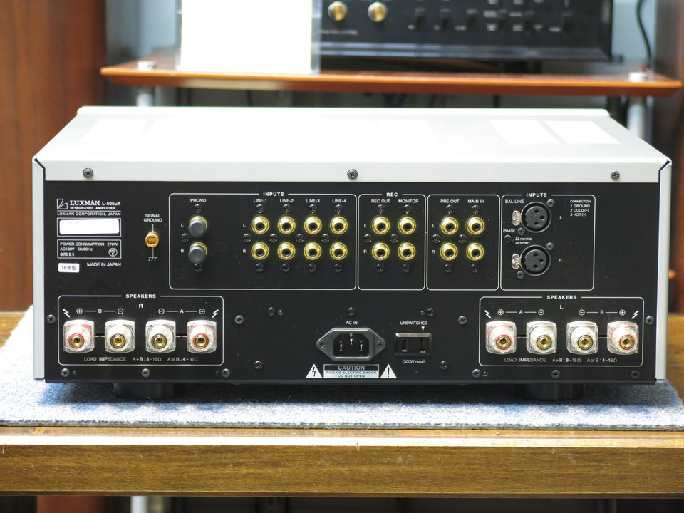 Lux505x アンプ