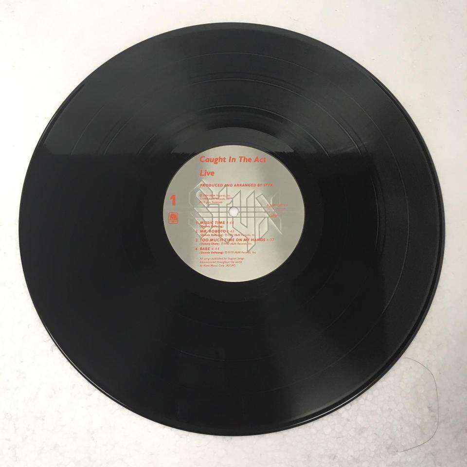 CAUGHT IN THE ACT LIVE/STYX STYX - 中古オーディオ 高価買取