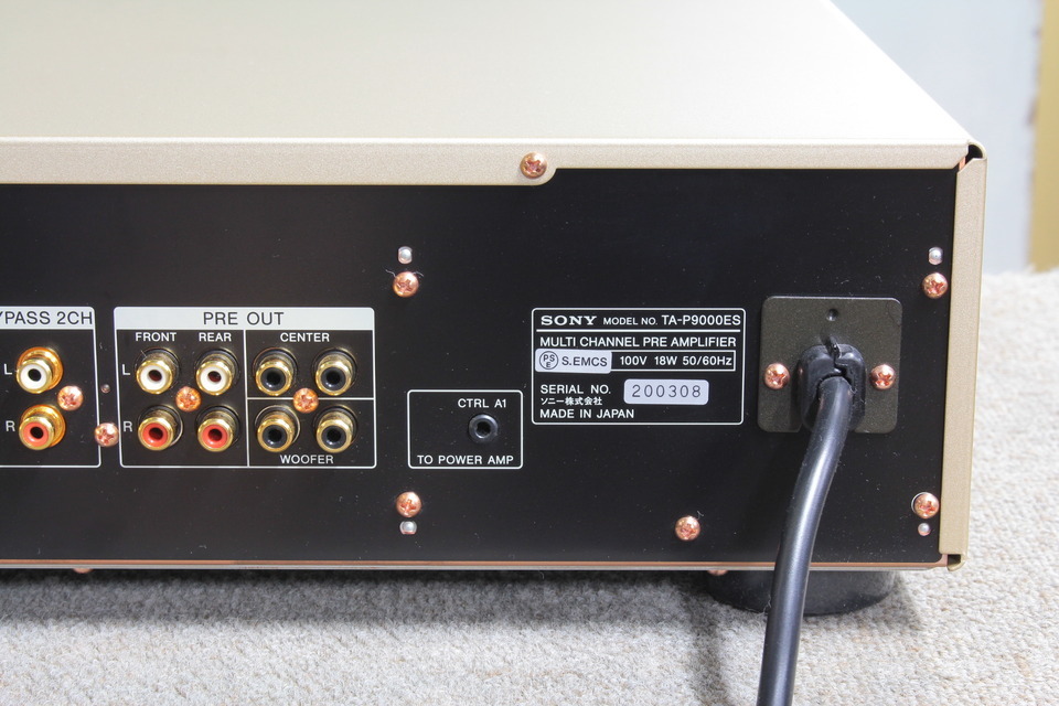 ぺ*6様 SONY マルチチャンネル プリアンプ TA-P9000ES 現状品 TA-P9000ES SONY - 中古オーディオ 高価買取・販売 ハイファイ堂