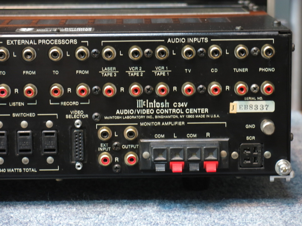 McIntosh C34V コントロール プリアンプ オーディオ 音響