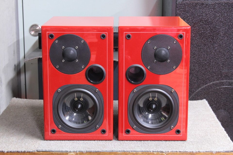 USHER S-520 スピーカー ペア フェラーリレッド 音出し確認済 S520 USHER - 中古オーディオ 高価買取・販売 ハイファイ堂