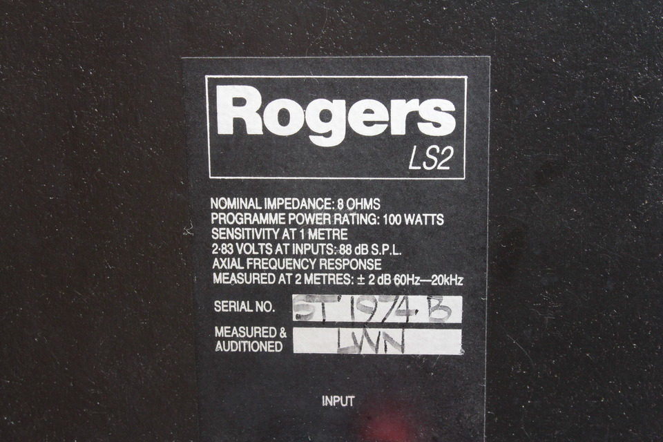 LS2 Rogers - 中古オーディオ 高価買取・販売 ハイファイ堂