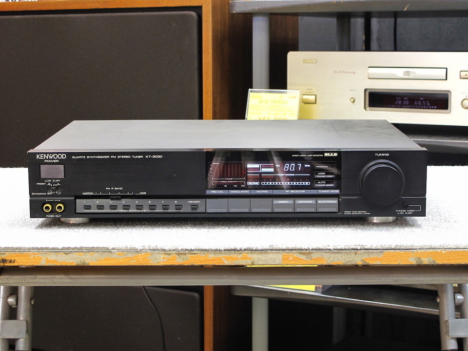 KENWOOD ケンウッド KT-3030 FM専用ステレオチューナー 音響機器