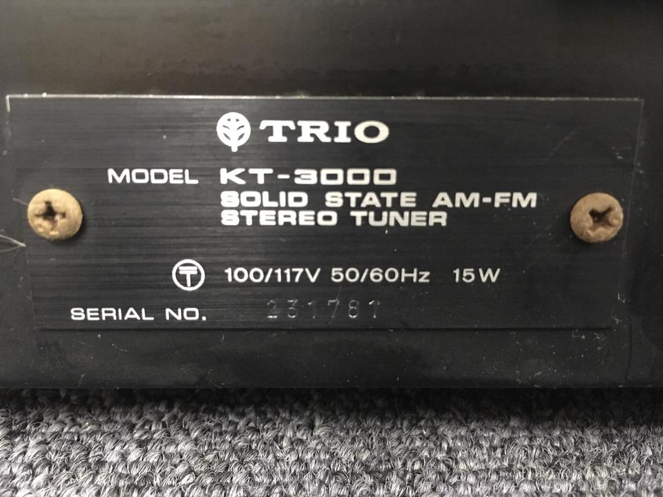 KT3000 TRIO 中古オーディオ 高価買取・販売 ハイファイ堂