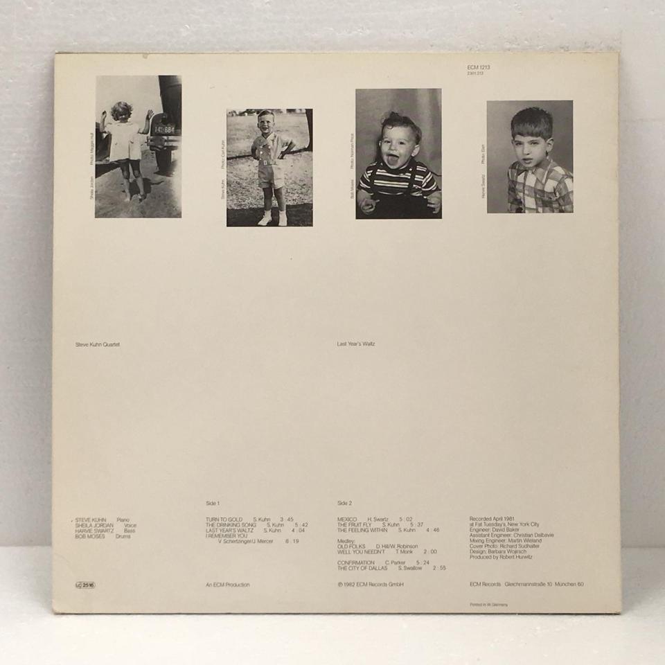 LAST YEAR'S WALTZ/STEVE KUHN STEVE KUHN - 中古オーディオ 高価買取