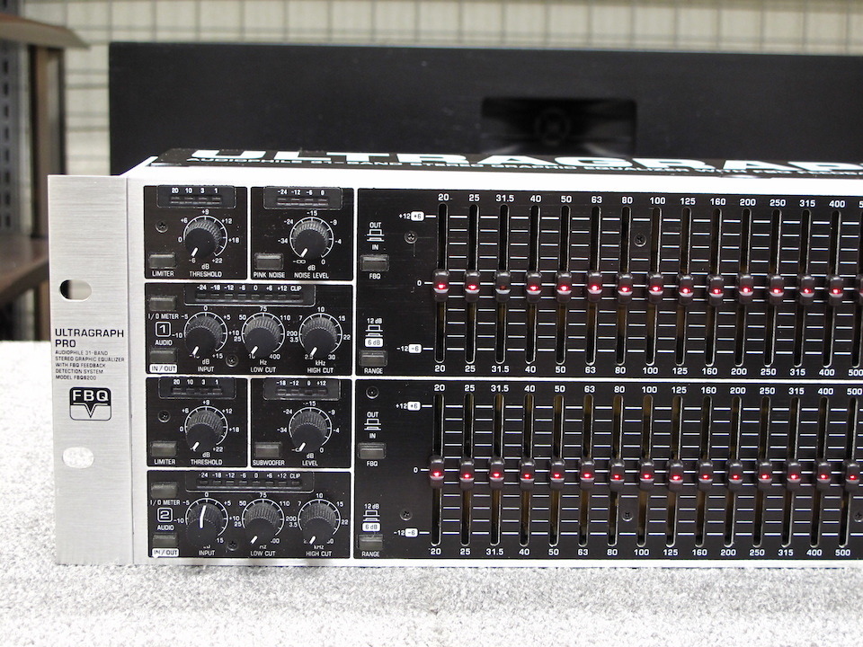 動作保証○BEHRINGER ベリンガー FBQ6200 グラフィック