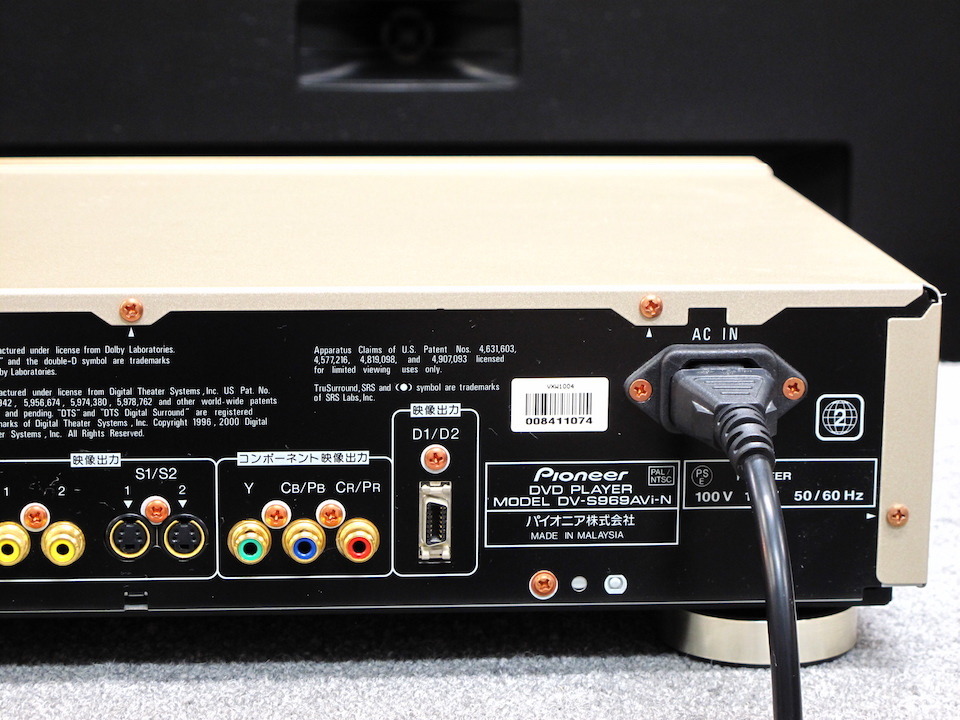 Pioneer パイオニア　F-D3  DV-S969AVi Pioneer DVD player DV-S969AVi USED | eBay