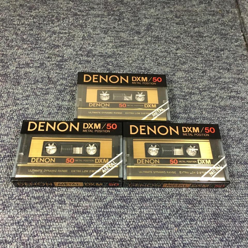 カセットテープ DENON DX3ー50 ノーマルポジション オーディオ機器