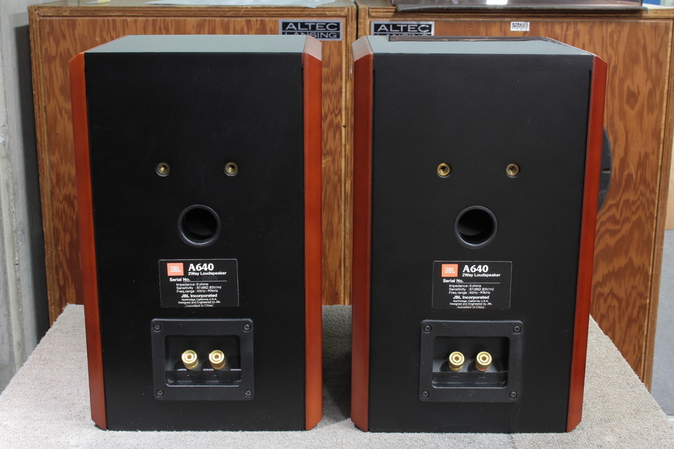 【美品】JBL A640 2WAY スピーカー JBL 2way ペアスピーカー A640
