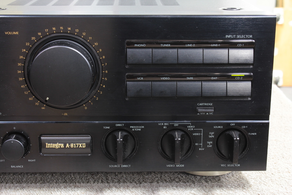 プリメインアンプ　ONKYO INTEGRA A-817XD ONKYO A-817XD インテグレーテッドステレオアンプ ONKYO Integra