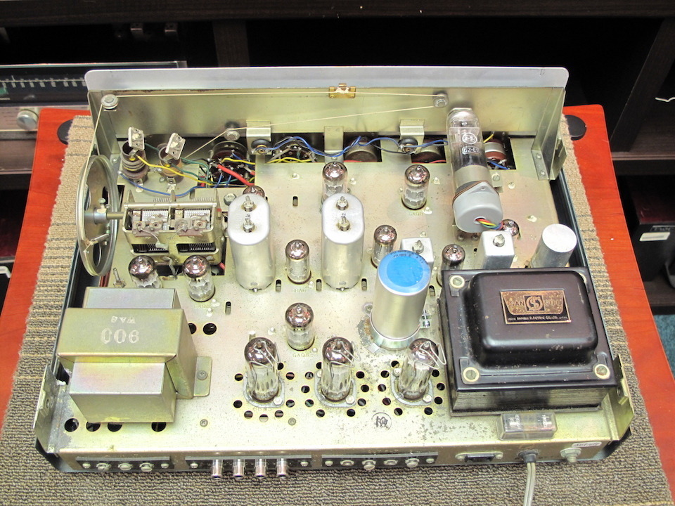 ジャンク品　SANSUI PM-900 真空管 アンプ モノラルレシーバー ◇春の掘り出し市、サンスイのレトロな真空管レシバーPM-900