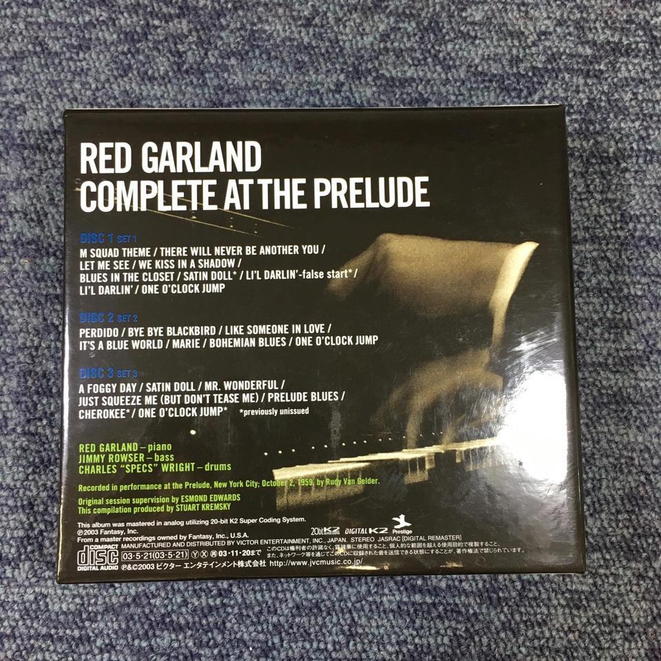 COMPLETE AT THE PRELUDE/RED GARLAND RED GARLAND - 中古