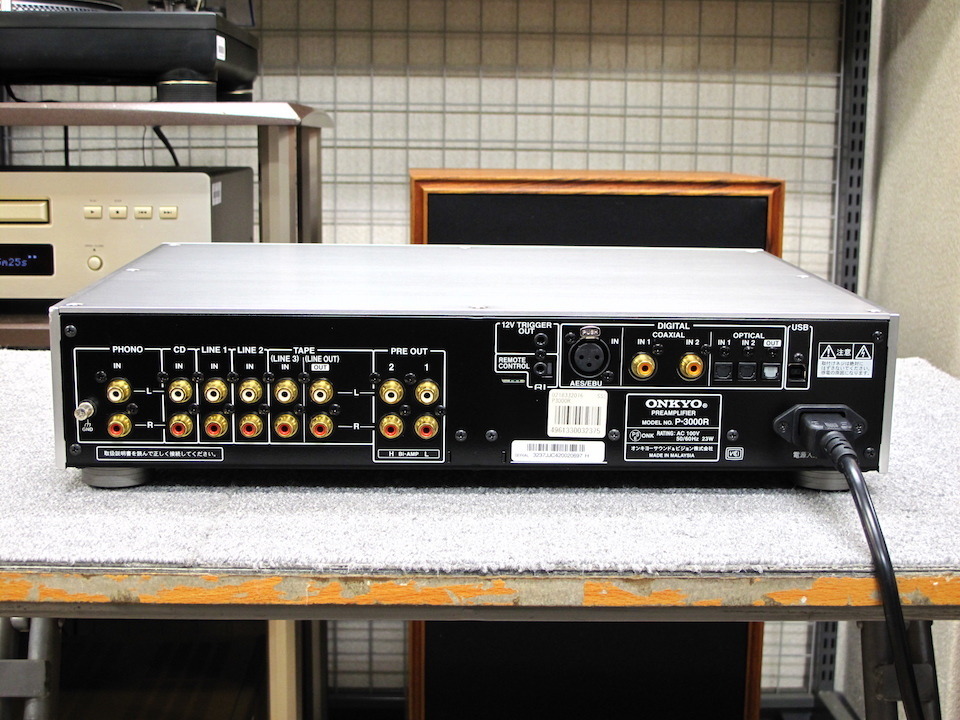 美品ONKYO P-3000R プリアンプ DAC リモコン付 Yahoo!オークション - 美品 ONKYO P-3000R オンキョー
