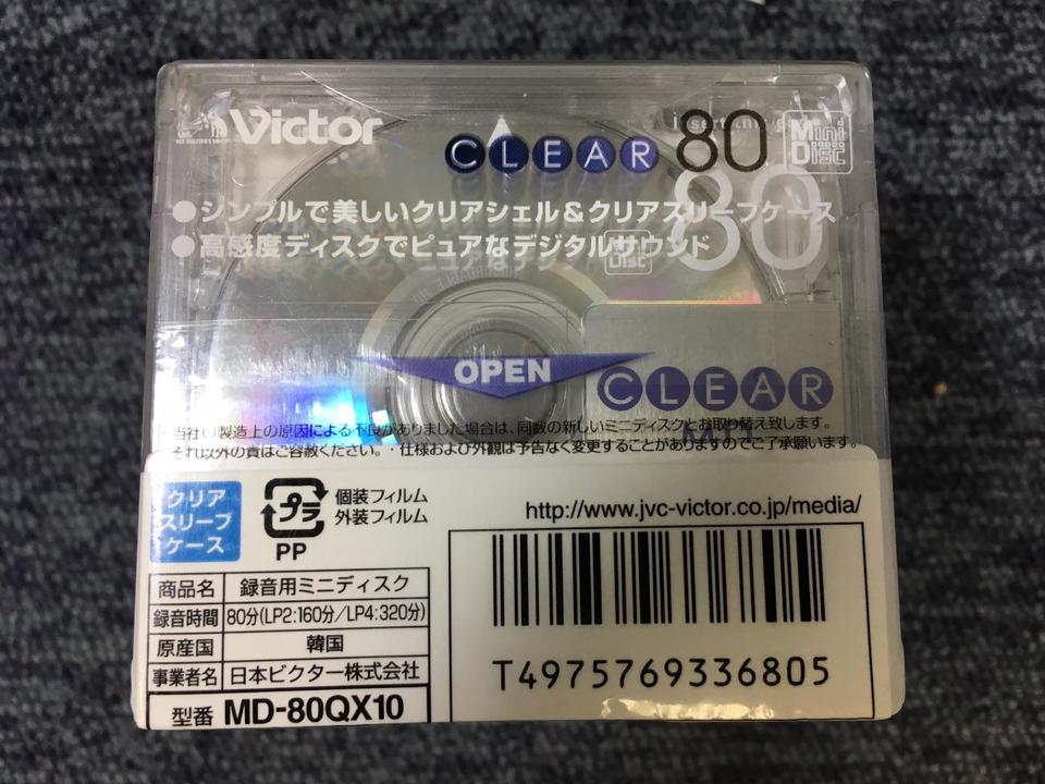 新品！Victor MD ミニディスク 80分 20個セット！ 5色！個別ケース