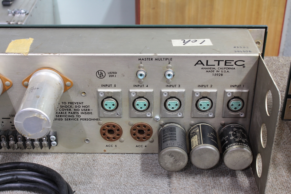 ◆ジャンク◆ ALTEC 1592B プリアンプ J08670 ◇ジャンク◇ ALTEC 1592B プリアンプ J08670 - メルカリ