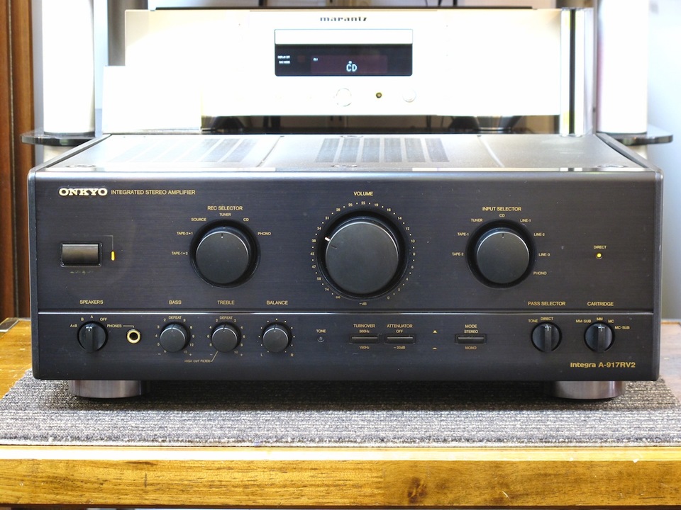 ONKYO Integra A-917RV2 プリメインアンプ Integra A-917RV2 ONKYO - 中古オーディオ 高価買取・販売 ハイファイ堂