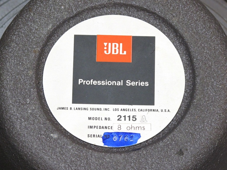 2115+エンクロージャー JBL - 中古オーディオ 高価買取・販売 ハイファイ堂