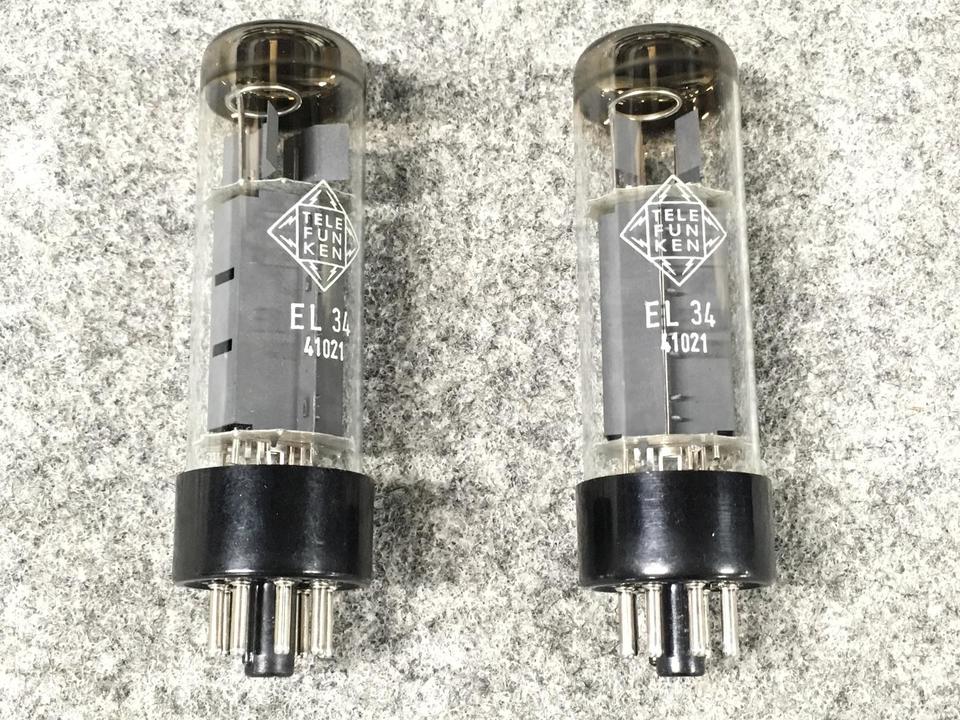 ⭐︎ハチミツ⭐︎TELEFUNKEN EL34/6CA7 4本セット クアッド ☆テレフンケン TELEFUNKEN EL34/6CA7 Made in Germany クアッド