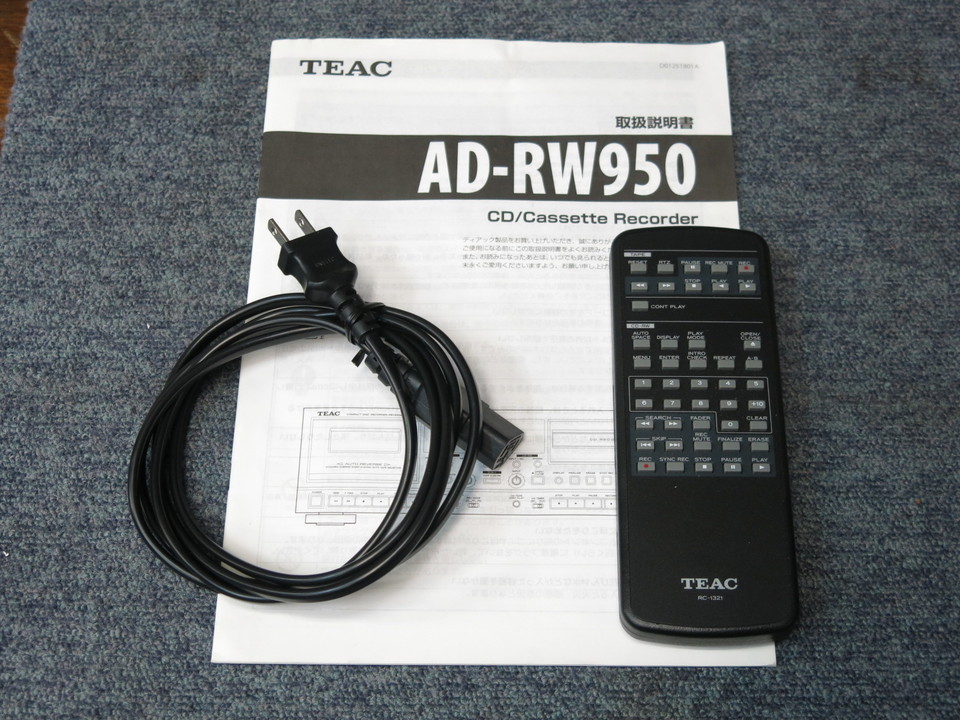 AD-RW950 TEAC - 中古オーディオ 高価買取・販売 ハイファイ堂