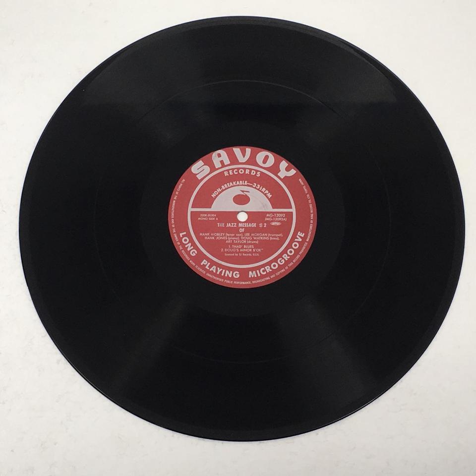 THE JAZZ MESSAGE #2/HANK MOBLEY HANK MOBLEY - 中古オーディオ 高価