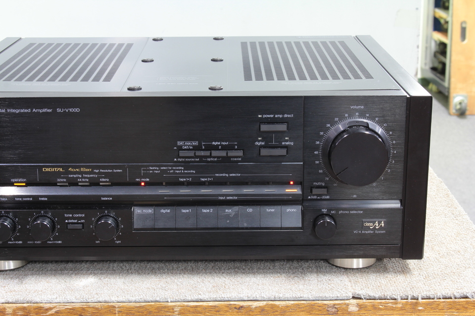 Technics SU-V100D プリメインアンプ オーディオ 音響機材 Technics SU-V100D | うしおの徒然なるままに