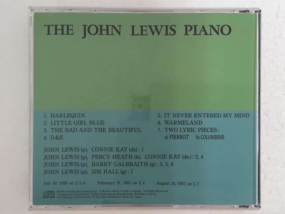 THE JOHN LEWIS PIANO JOHN LEWIS 中古オーディオ 高価買取・販売 ハイファイ堂