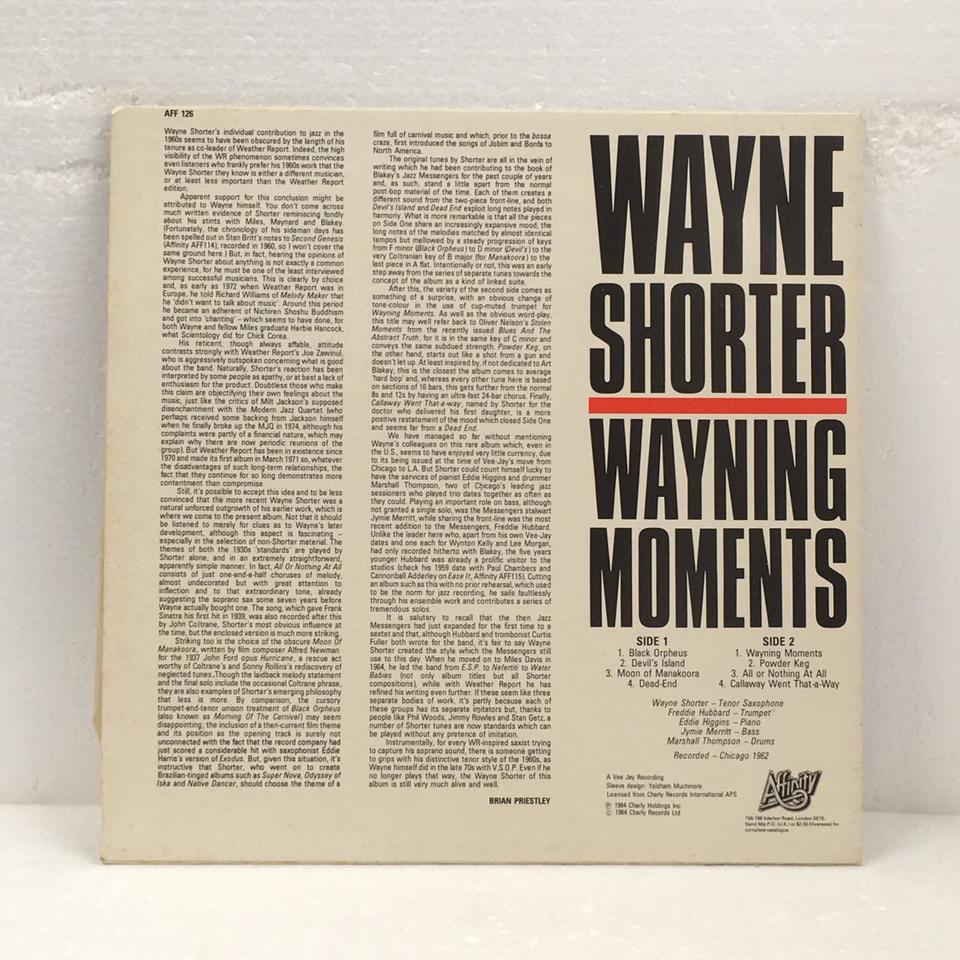 WAYNING MOMENTS/WAYNE SHORTER WAYNE SHORTER - 中古オーディオ 高価