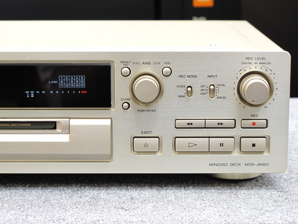 MDS-JB920 SONY - 中古オーディオ 高価買取・販売 ハイファイ堂