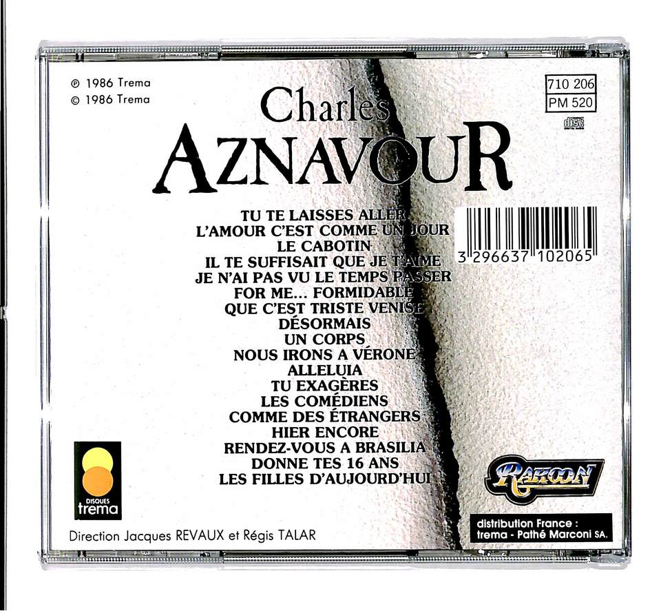 Charles Aznavour Tu T Laisses Aller Paroles