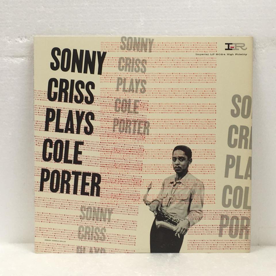 SONNY CRISS PLAYS COLE PORTER SONNY CRISS - 中古オーディオ 高価