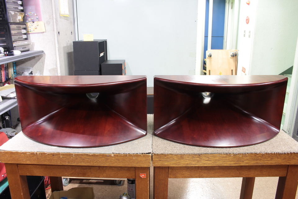 山本音響工芸製　300A ウッドホーン　1本　(2/3) 山本音響工芸 ストレートタイプ・ウッドホーン 2インチ SS-300 1