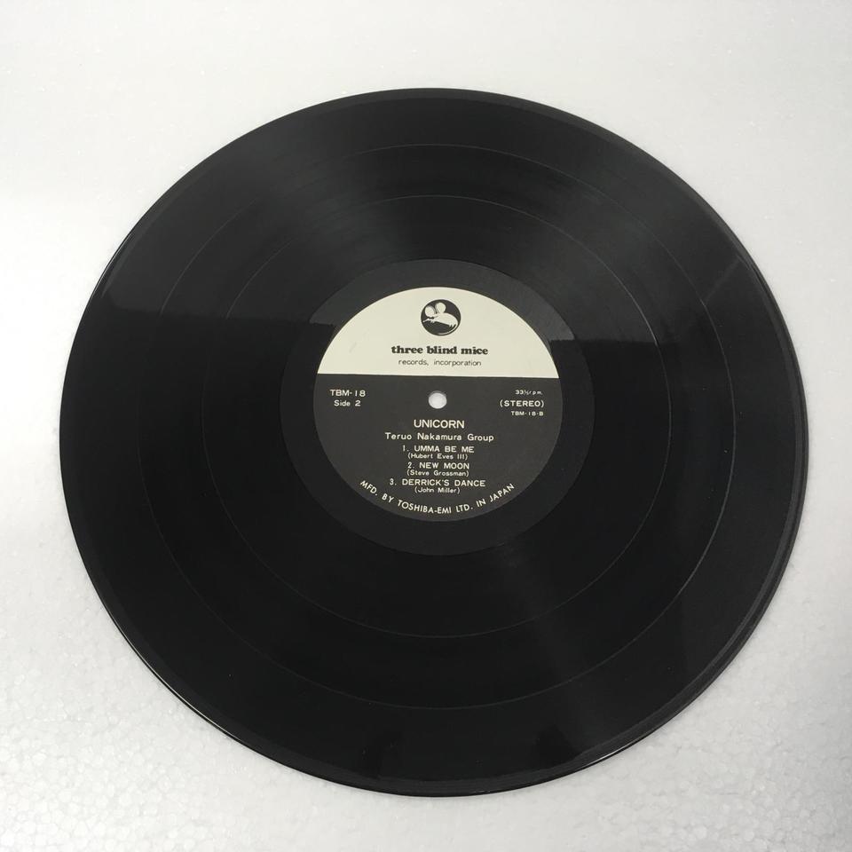 LP 中村照夫 Teruo Nakamura – Unicorn 中村照夫グループ Teruo Nakamura Group - Unicorn (Three Blind Mice