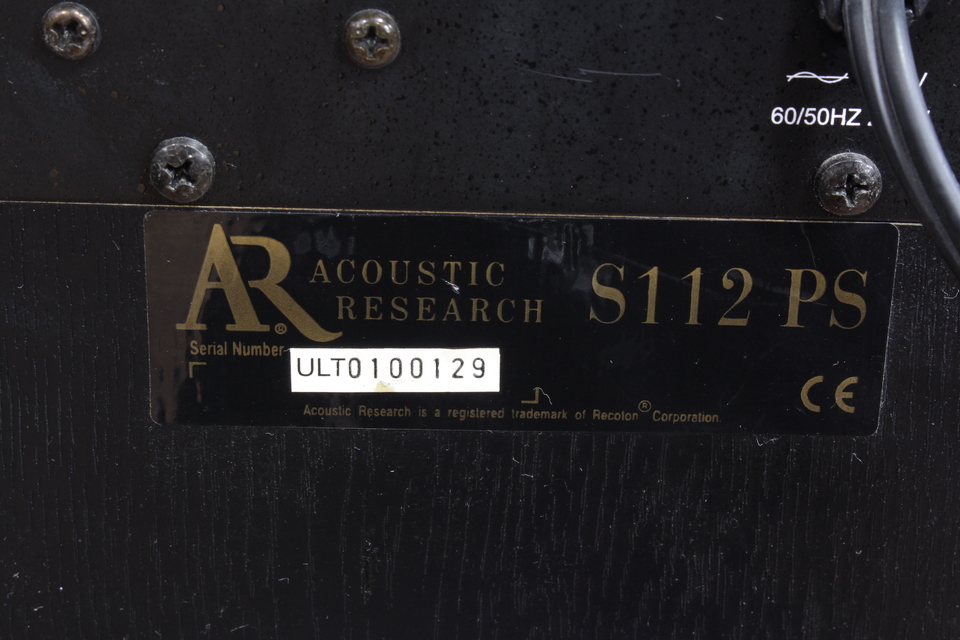 AR-S112PS Acoustic Research - 中古オーディオ 高価買取・販売